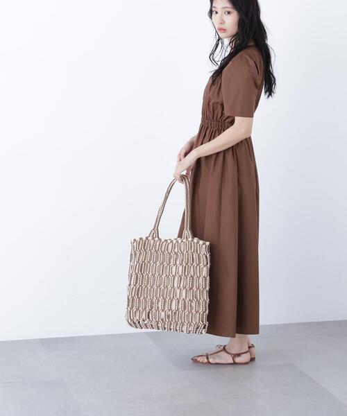 N.（N. Natural Beauty Basic）（エヌエヌナチュラルビューティーベーシック）の「ローンタックショルダーワンピース（ワンピース・レディース・ブラック/ダークブラウン/ラベンダー・SMALL/MEDIUM）」の16枚目の写真