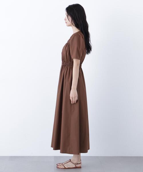N.（N. Natural Beauty Basic）（エヌエヌナチュラルビューティーベーシック）の「ローンタックショルダーワンピース（ワンピース・レディース・ブラック/ダークブラウン/ラベンダー・SMALL/MEDIUM）」の18枚目の写真