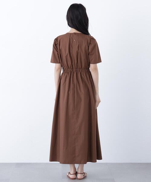 N.（N. Natural Beauty Basic）（エヌエヌナチュラルビューティーベーシック）の「ローンタックショルダーワンピース（ワンピース・レディース・ブラック/ダークブラウン/ラベンダー・SMALL/MEDIUM）」の19枚目の写真