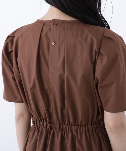 N.（N. Natural Beauty Basic）（エヌエヌナチュラルビューティーベーシック）の「ローンタックショルダーワンピース（ワンピース・レディース・ブラック/ダークブラウン/ラベンダー・SMALL/MEDIUM）」の22枚目の写真