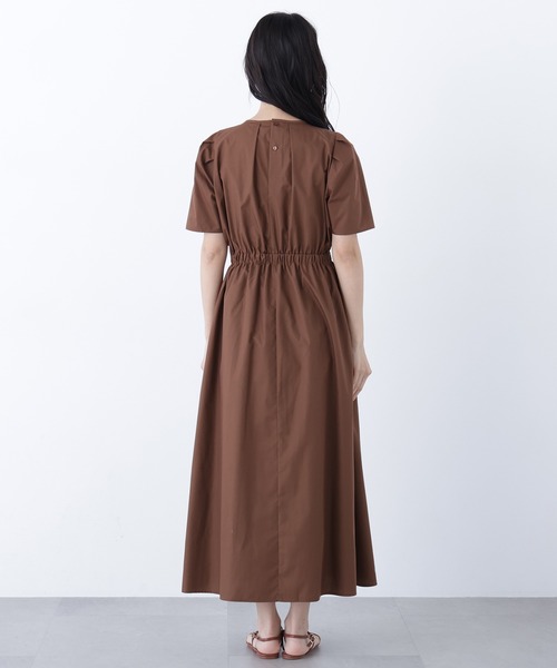 N.(N. Natural Beauty Basic)(エヌエヌナチュラルビューティーベーシック)の「ローンタックショルダーワンピース(ワンピース・レディース・ブラック/ダークブラウン/ラベンダー・SMALL/MEDIUM)」の19枚目の写真