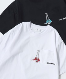 CONVERSE（コンバース）の「CONVERSE/コンバース UVカット/吸水速乾 オールスター ロゴ ワンポイント刺繍 ポケット 半袖Tシャツ/レディース メンズ（Tシャツ/カットソー）」