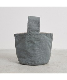pouto（ポウト）の「【 pouto / ポウト 】 CANVAS BUCKET BAG SMALL / キャンバスバケットバッグ　Sサイズ　PO-001　DLI（ハンドバッグ）」