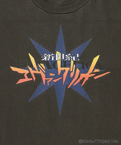 GDC(ジーディーシー)の「【GDC×EVANGELION】Title Logo Tee(Tシャツ/カットソー・メンズ・チャコール・SMALL/MEDIUM/LARGE/X-LARGE)」の3枚目の写真