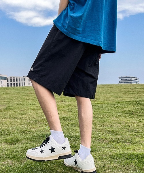 link lot(リンクロット)の「ワンポイントデザインナイロンハーフパンツ(その他パンツ・メンズ・パープル/ベージュ/ブラック/グレー・M/L)」の22枚目の写真