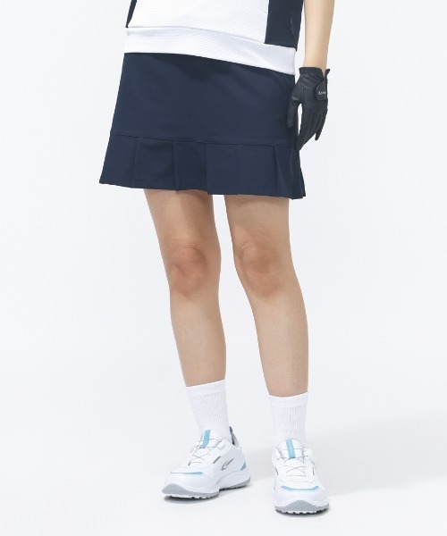 TIGORA(ティゴラ)の「ティゴラ TIGORA iCOOL スカート(スカート・レディース・ライトグレー/ネイビー・S/M/L/XL/2XL)」の1枚目の写真