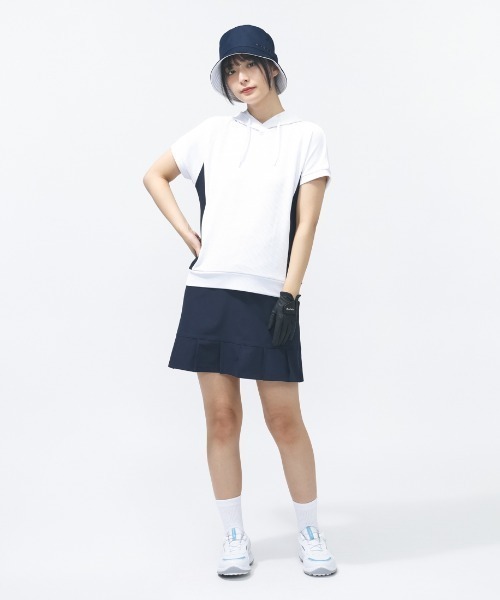 TIGORA(ティゴラ)の「ティゴラ TIGORA iCOOL スカート(スカート・レディース・ライトグレー/ネイビー・S/M/L/XL/2XL)」の8枚目の写真
