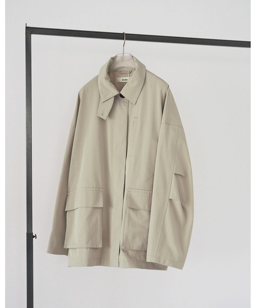 anuke（アンヌーク）の「Over Half Coat（テーラードジャケット・レディース・アイボリー/ベージュ・36inch/38inch）」の6枚目の写真