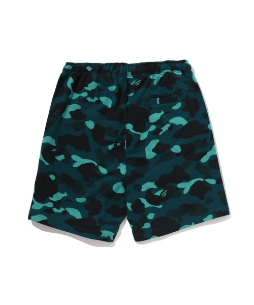 A BATHING APE(アベイシングエイプ)の「COLOR CAMO METAL APE HEAD RELAXED FIT SWEAT SHORTS(その他パンツ・メンズ・ブラック/ネイビー/パープル/グリーン・MEDIUM/XX-LARGE/X-LARGE/SMALL/LARGE)」の6枚目の写真