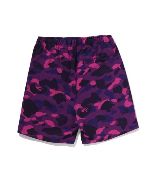 A BATHING APE(アベイシングエイプ)の「COLOR CAMO METAL APE HEAD RELAXED FIT SWEAT SHORTS(その他パンツ・メンズ・ブラック/ネイビー/パープル/グリーン・MEDIUM/XX-LARGE/X-LARGE/SMALL/LARGE)」の8枚目の写真