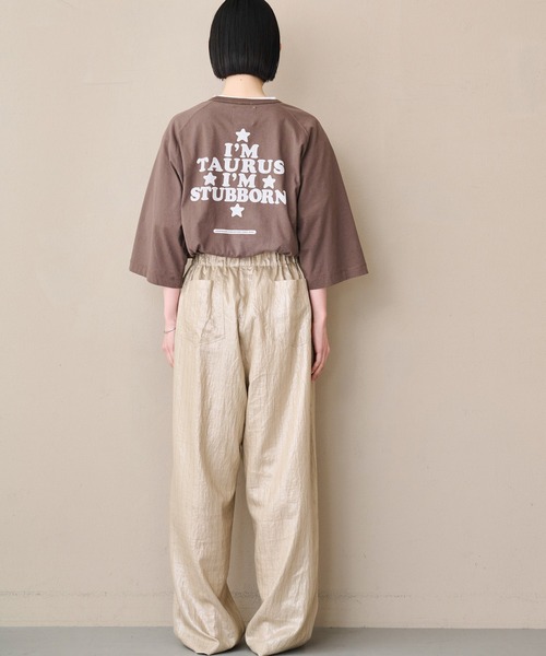 kha:ki(カーキ)の「「KHA:KI / カーキ」ホイルプリント2タックイージーパンツ(その他パンツ・レディース・ベージュ/オフホワイト・2/1)」の21枚目の写真