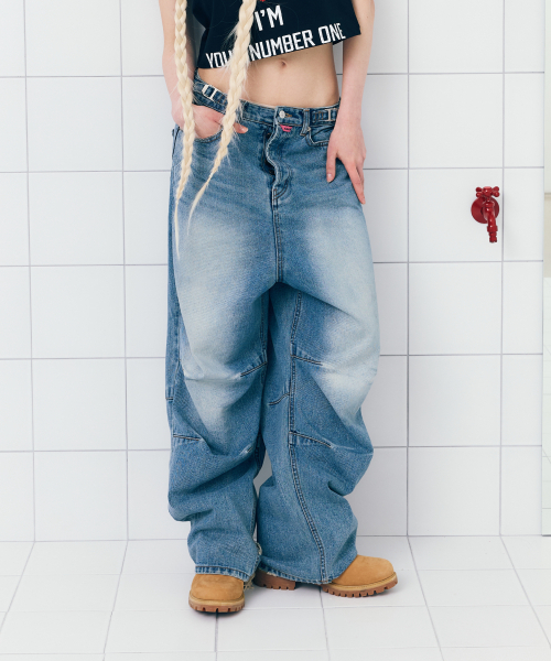 デストロイド ビゾパンツ ブルー