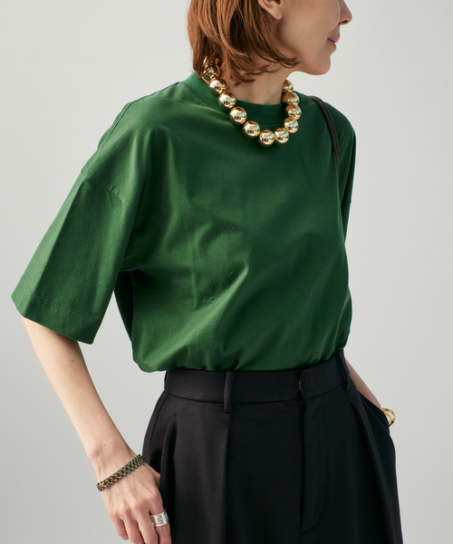 SLOANE(スローン)の「《追加》SLOANE スローン 別注Tシャツ(Tシャツ/カットソー・レディース・ネイビー/ブラック/グリーン/ホワイト・FREE)」の3枚目の写真