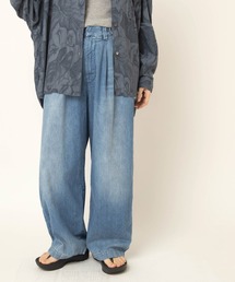 RNA-N | R4451 ライトデニムワイドスラックス(デニムパンツ)