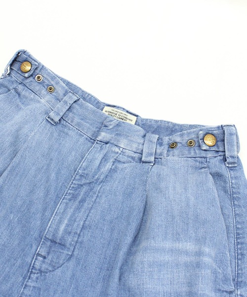 RNA-N（アールエヌエーエヌ）の「R4451 ライトデニムワイドスラックス（デニムパンツ・レディース・ライトインディゴブルー・SMALL/MEDIUM）」の7枚目の写真