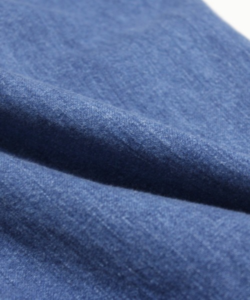 RNA-N（アールエヌエーエヌ）の「R4451 ライトデニムワイドスラックス（デニムパンツ・レディース・ライトインディゴブルー・SMALL/MEDIUM）」の5枚目の写真