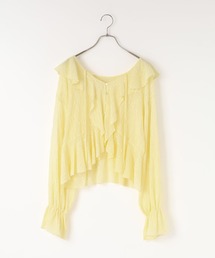 LOWRYS FARM | フラワーレースフリルブラウス 666437(シャツ/ブラウス)