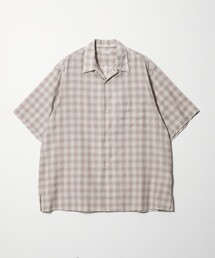 Steven Alan | ＜Steven Alan＞ コットン/シルク オンブレーチェック オープンカラー シャツ BOX(シャツ/ブラウス)