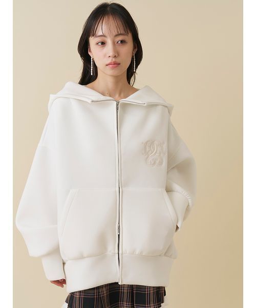 SNIDEL（スナイデル）の「【ベストセラー】ボリュームパーカー（パーカー・レディース・アイボリー/ダークグレー/ピンク・F）」の19枚目の写真