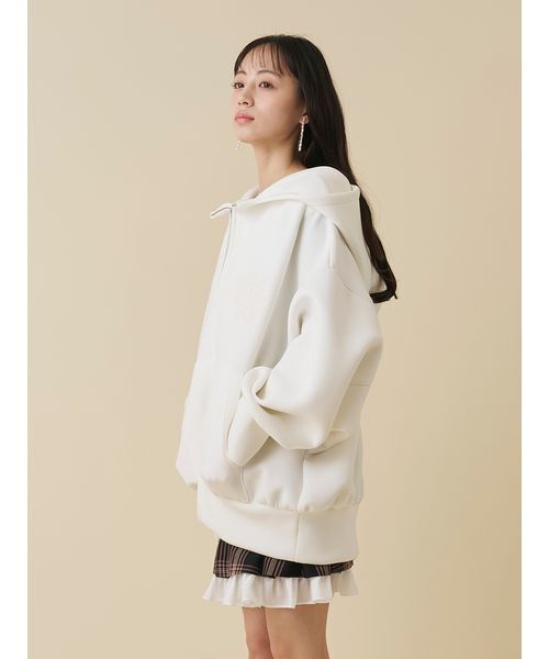 SNIDEL（スナイデル）の「【ベストセラー】ボリュームパーカー（パーカー・レディース・アイボリー/ダークグレー/ピンク・F）」の21枚目の写真