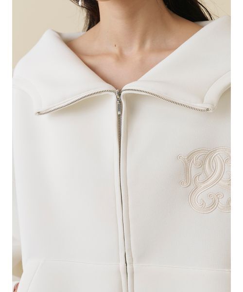 SNIDEL（スナイデル）の「【ベストセラー】ボリュームパーカー（パーカー・レディース・アイボリー/ダークグレー/ピンク・F）」の22枚目の写真