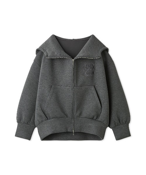 SNIDEL（スナイデル）の「【ベストセラー】ボリュームパーカー（パーカー・レディース・アイボリー/ダークグレー/ピンク・F）」の3枚目の写真