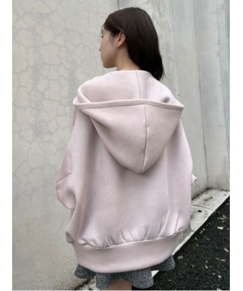 SNIDEL（スナイデル）の「【ベストセラー】ボリュームパーカー（パーカー・レディース・アイボリー/ダークグレー/ピンク・F）」の5枚目の写真