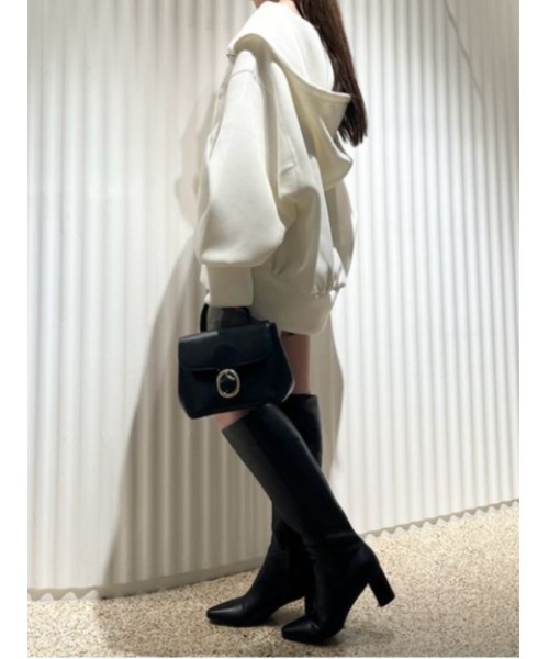 SNIDEL（スナイデル）の「【ベストセラー】ボリュームパーカー（パーカー・レディース・アイボリー/ダークグレー/ピンク・F）」の15枚目の写真