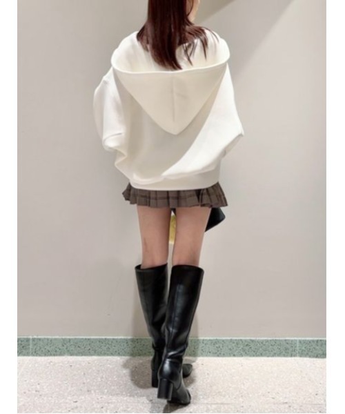 SNIDEL（スナイデル）の「【ベストセラー】ボリュームパーカー（パーカー・レディース・アイボリー/ダークグレー/ピンク・F）」の18枚目の写真