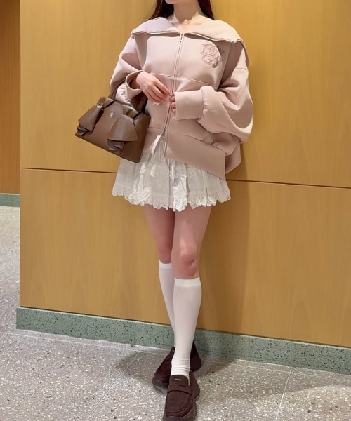 限定 ほぼ未使用 SNIDEL  nekomimi パーカー ショーツ SNIDEL HOME × 新木優子】ニットショートパンツ(ショートパンツ