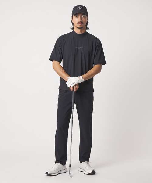 UNITED ARROWS GOLF(ユナイテッドアローズゴルフ)の「メンズ ショートスリーブ モックネック シャツ 接触冷感 UV ストレッチ(Tシャツ/カットソー・メンズ・オフホワイト/ブラック・M/XL/L)」の10枚目の写真
