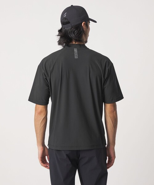 UNITED ARROWS GOLF(ユナイテッドアローズゴルフ)の「メンズ ショートスリーブ モックネック シャツ 接触冷感 UV ストレッチ(Tシャツ/カットソー・メンズ・オフホワイト/ブラック・M/XL/L)」の16枚目の写真
