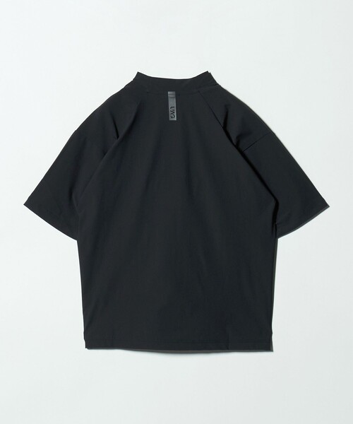 UNITED ARROWS GOLF(ユナイテッドアローズゴルフ)の「メンズ ショートスリーブ モックネック シャツ 接触冷感 UV ストレッチ(Tシャツ/カットソー・メンズ・オフホワイト/ブラック・M/XL/L)」の17枚目の写真