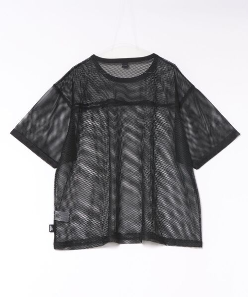 Reebok(リーボック)の「【karlas別注】Reebok リーボック メッシュTシャツ 半袖 ロゴT(Tシャツ/カットソー・レディース・ブラック/グレー/ネイビー・M/L/LL)」の13枚目の写真