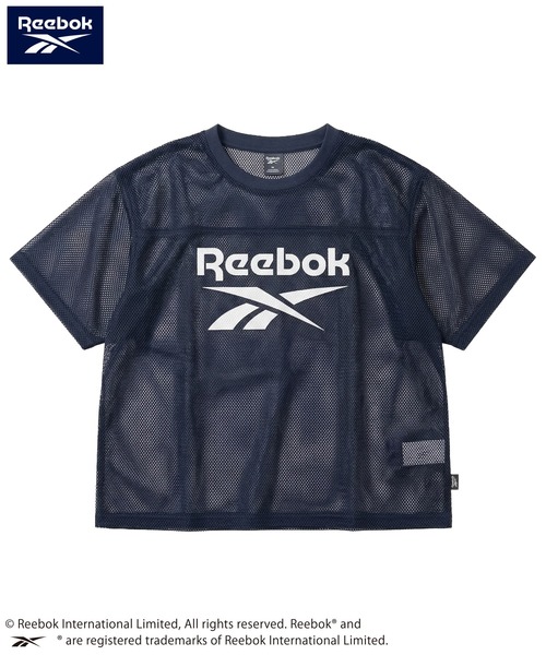 Reebok(リーボック)の「【karlas別注】Reebok リーボック メッシュTシャツ 半袖 ロゴT(Tシャツ/カットソー・レディース・ブラック/グレー/ネイビー・M/L/LL)」の16枚目の写真