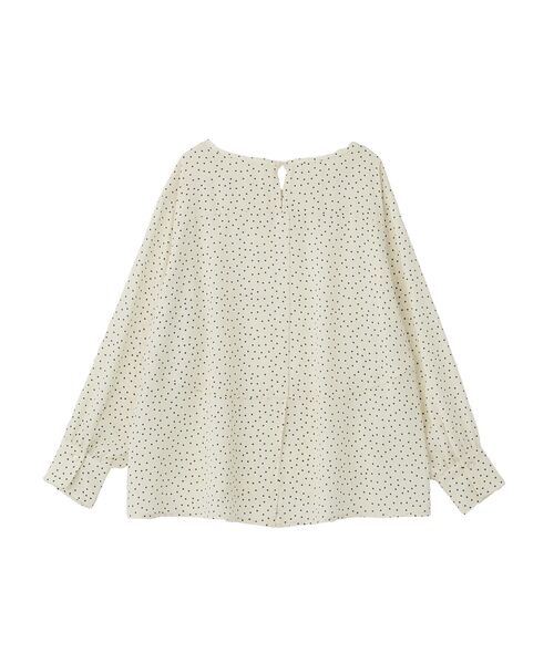 Green Parks(グリーンパークス)の「ドットイージーケアバックスリットブラウス(シャツ/ブラウス・レディース・ブラック系その他5/ドット・FREE)」の13枚目の写真