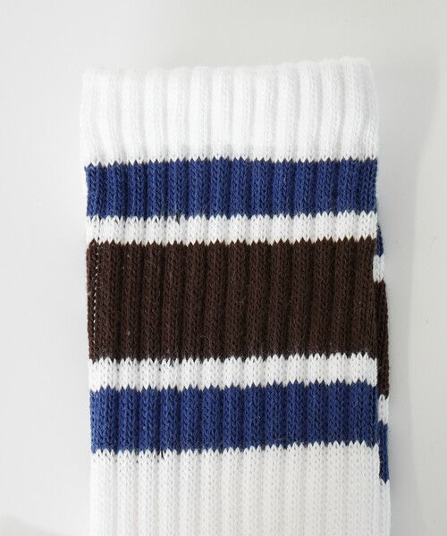 FRUIT OF THE LOOM（フルーツオブザルーム）の「【FRUIT OF THE LOOM/フルーツ・オブ・ザ・ルーム】3Pカラフルラインソックス/3足パックソックス（ソックス/靴下・メンズ・ホワイト系その他/ホワイト系その他2・フリー）」の6枚目の写真