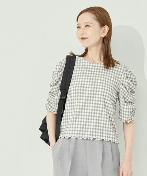 coca（coca）（コカ）の「フリルリュック（バックパック/リュック・レディース・ブラック/グレイッシュベージュ・ONE SIZE）」の9枚目の写真