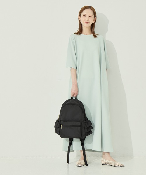 coca（coca）（コカ）の「フリルリュック（バックパック/リュック・レディース・ブラック/グレイッシュベージュ・ONE SIZE）」の11枚目の写真