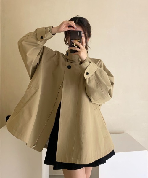 FAVORITO(ファヴォリート)の「ジャケット(トレンチコート・レディース・ベージュ/ブラック・F)」の19枚目の写真