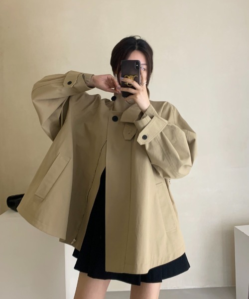 FAVORITO(ファヴォリート)の「ジャケット(トレンチコート・レディース・ベージュ/ブラック・F)」の20枚目の写真