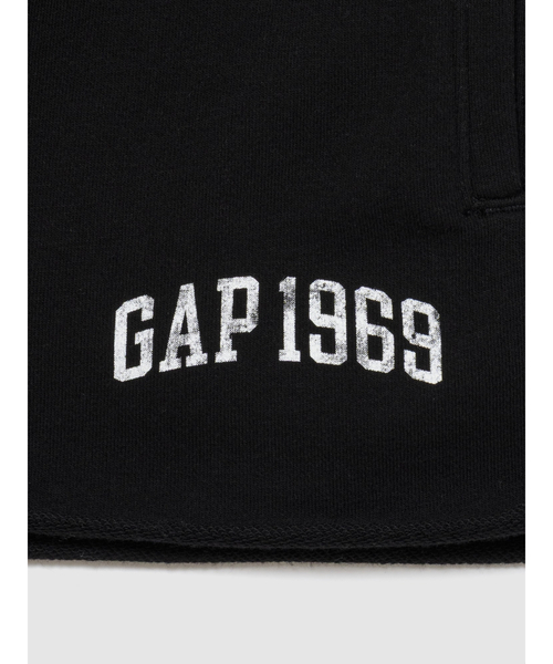 GAP（ギャップ）の「リラックスフィット フレンチテリー グラフィックショートパンツ（その他パンツ・レディース・オフホワイト/ブラック/ピンク/ブルー/イエロー・XS/XXS/L/M/S）」の6枚目の写真