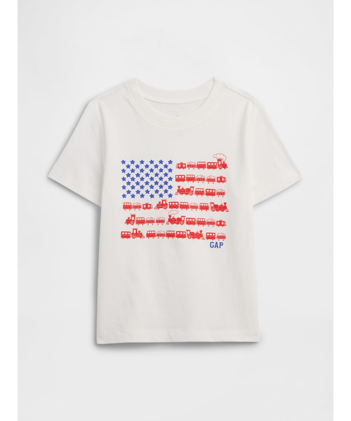 GAP(ギャップ)の「babyGap グラフィックTシャツ(Tシャツ/カットソー・キッズ・オレンジ/オフホワイト/グリーン/イエロー・90cm/80cm/110cm/105cm/100cm/95cm)」の2枚目の写真