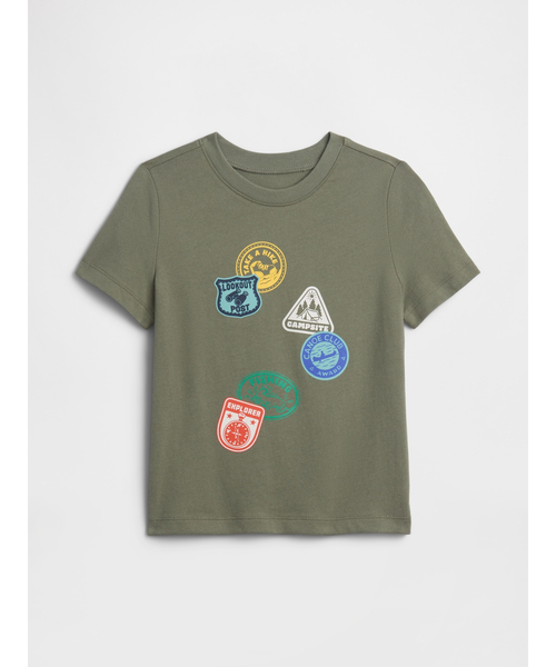 GAP(ギャップ)の「babyGap グラフィックTシャツ(Tシャツ/カットソー・キッズ・オレンジ/オフホワイト/グリーン/イエロー・90cm/80cm/110cm/105cm/100cm/95cm)」の3枚目の写真