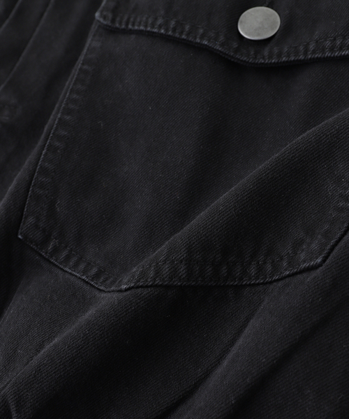 WISM(ウィズム)の「INTODUSK / イントゥダスク MUSTANG JACKET(デニムジャケット・メンズ・ブラック・MEDIUM)」の5枚目の写真