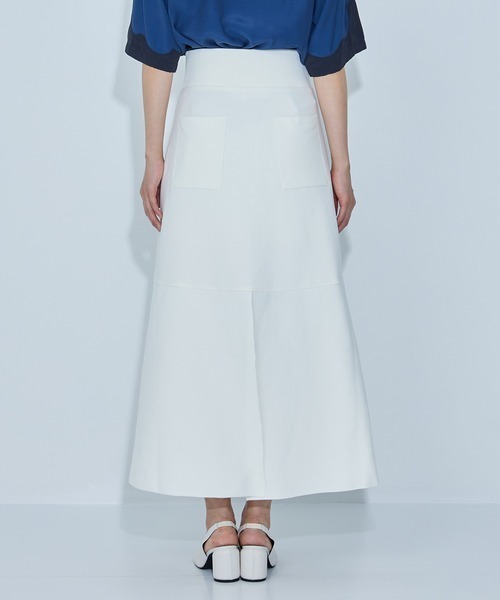 WRAPINKNOT(ラッピンノット)の「EX.HIGH WAIST KNIT SKIRT(スカート・レディース・ブラック/アイボリー・1/0)」の8枚目の写真
