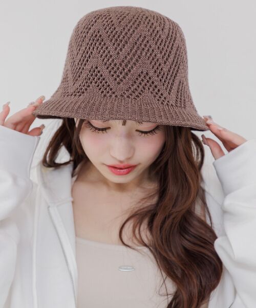RETRO GIRL(レトロガール)の「リバーシブルベルハット(ハット・レディース・ブラウン/オフホワイト/ブラック・ONE SIZE)」の21枚目の写真