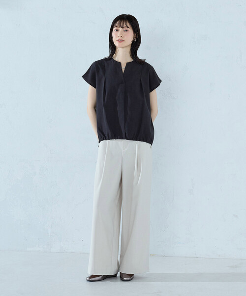 COMME CA ISM(コムサイズム)の「麻調ストレッチ マリンパンツ(その他パンツ・レディース・ネイビー/ベージュ/ブラウン・SMALL/MEDIUM/LARGE)」の22枚目の写真