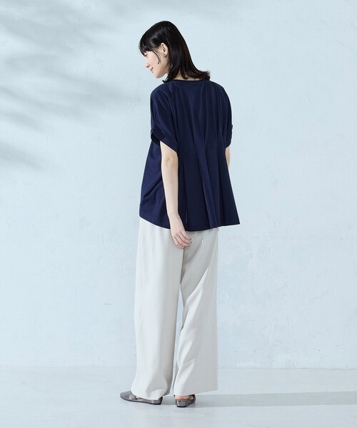 COMME CA ISM(コムサイズム)の「麻調ストレッチ マリンパンツ(その他パンツ・レディース・ネイビー/ベージュ/ブラウン・SMALL/MEDIUM/LARGE)」の19枚目の写真