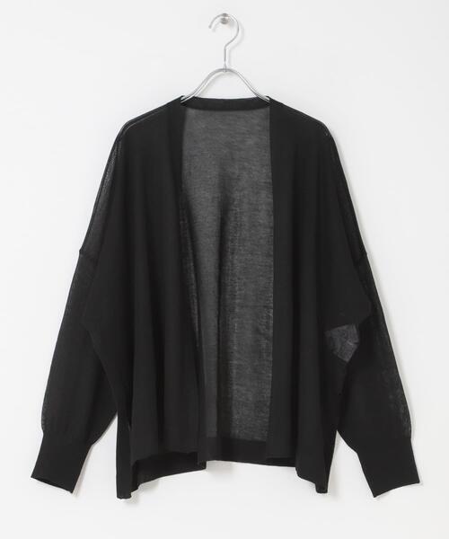 URBAN RESEARCH ROSSO WOMEN(アーバンリサーチ ロッソ)の「接触冷感シアーカーディガン(カーディガン/ボレロ・レディース・ブラック/ブラウン/アイボリー・FREE)」の15枚目の写真